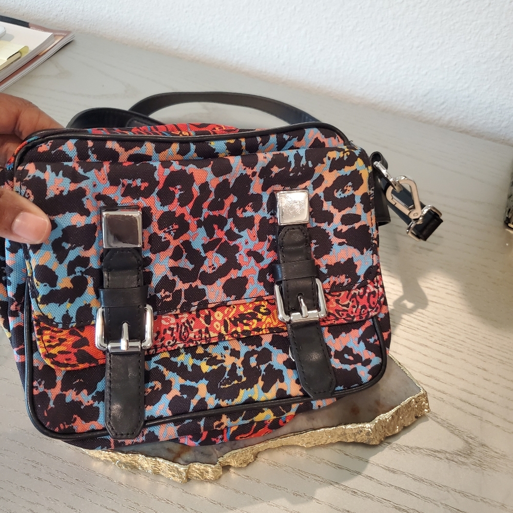Animal print crossbody